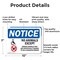 Signmission No Animals Except Service Animals, 10 in W x Rectangle, Aluminum OS-2PACK-NS-A-710-L-16016 - alternate 8